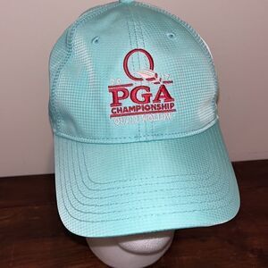 2017 PGA Quail Hollow Charlotte NC Mint green polyester lightweight Golf cap hat
